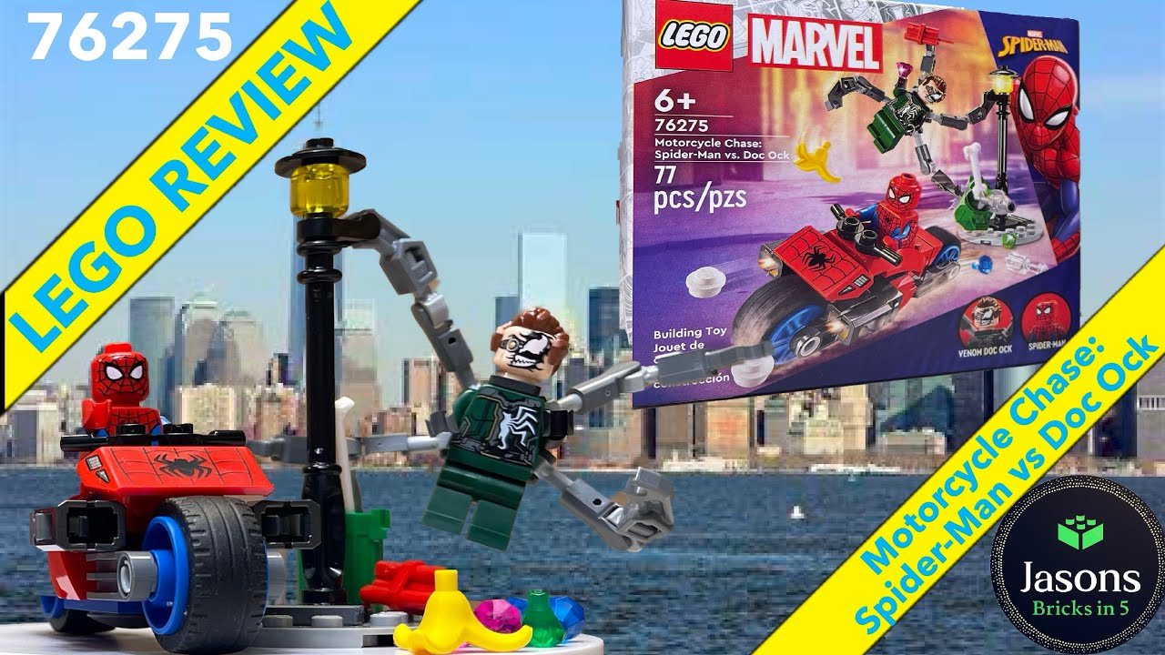Motorcycle Chase Spiderman Lego Doc Ock Lego 76275 Motorcycle