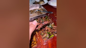 Fried grasshopper, yummy😋😍 #fried #grasshopper #yummy #yummyfood #shorts #shortvideo #viralshorts