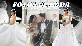 ‍♀ PRUEBAS DE VESTIDO Y FOTOS DE BODA | PREPARANDO PARA LA BODA VLOG