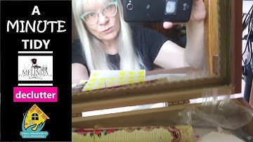 A TEENY TINY PROCRASTI-MINUTE TIDY/collab with @TheHelpfulHome /#tinytidytuesday