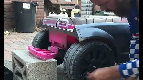 Power wheels mustang repaint.
