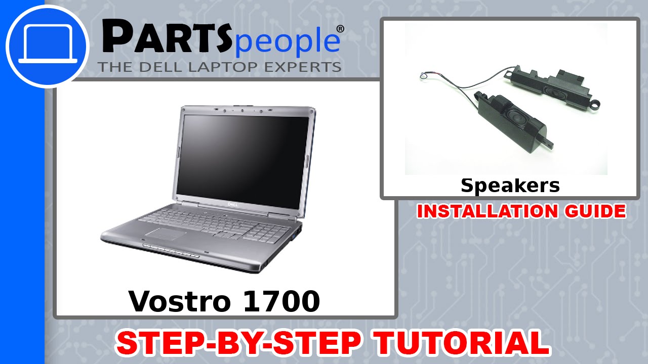 Dell Vostro 1700 Speakers Replacement Video Tutorial Youtube