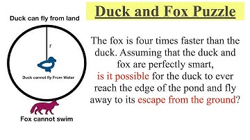 The Duck and Fox Puzzle || duck and fox Riddle || Smart Interview Puzzle