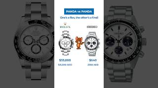 Rolex Panda vs Seiko Panda