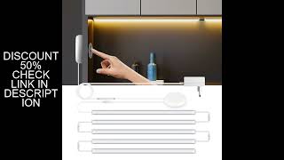 Under Cabinet LED Bar Light Linkable LED Strip Light With Penetrable Wood Touch Sensor Dimmable Swit