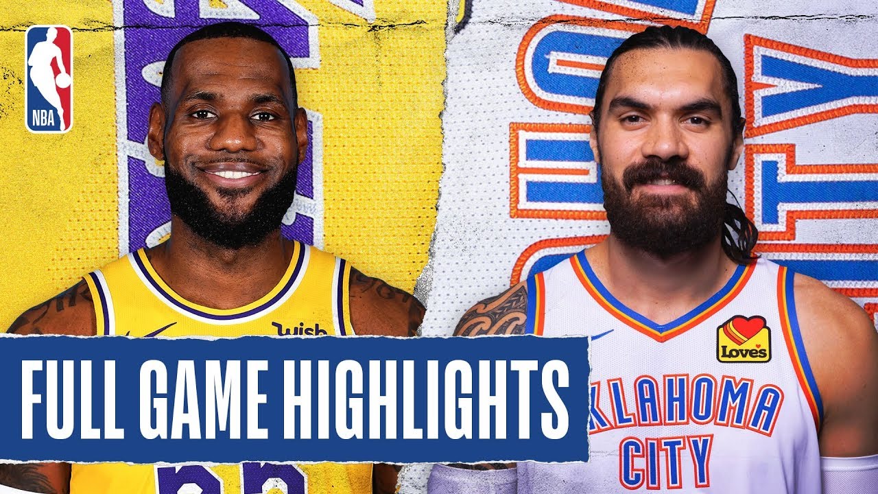 LAKERS at THUNDER | FULL GAME HIGHLIGHTS | November 22, 2019