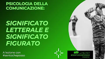 Che cos'è il significato letterale è quello figurato?