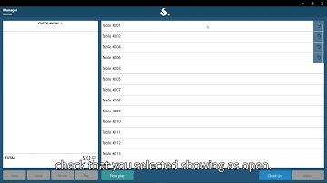 Squirrel Cloud POS: Reopen a Closed Check