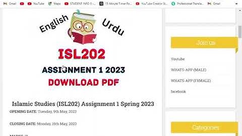 Isl202 Assignment 1 2023_Isl202 Assignment solution 2023_isl202 Assignment 1 solution 2022