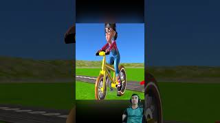 Troll Game | Squid Game Bicycle Wooden Wheel Honeycomb Candy Shape Level Max #shorts image