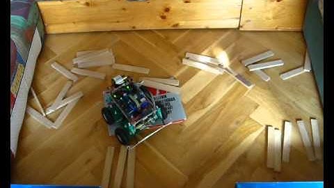 Mini demolition robot with Atmega32