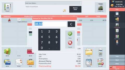 Shortcuts - Editing the payment type of a transaction