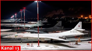 At night, Ukrainian drones attacked Engels airfield, where Russian bombers were located