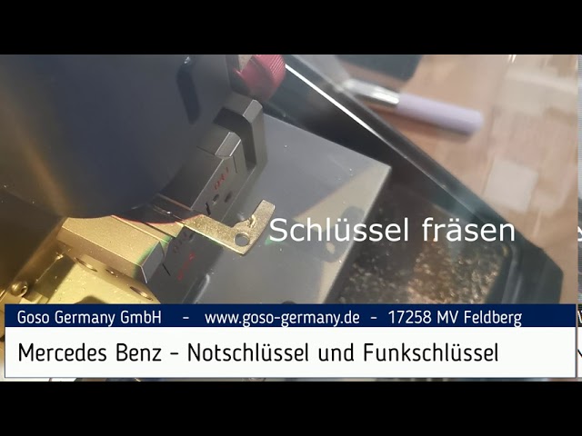 Goso - Mercedes Benz W639 Notschlüssel und Funkschlüssel 