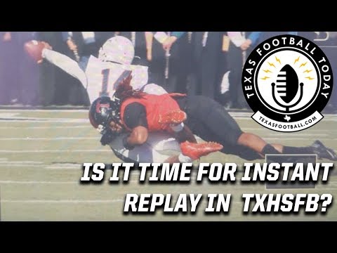 State of Texas considering implementing instant replay in high school football