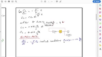 Lumped system solve with SIMULINK