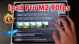 Finally new  iPad Pro M2 chip 12.9 2023Frost Glacier UMP45.| 6fingers hand cam | PUBGMOBILE