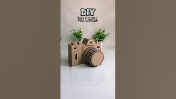 Creative Cardboard Craft Ideas | DIY Dslr Camera | School Project Craft #shorts #diy #handmade