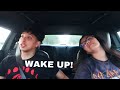 FALLING ASLEEP WHILE DRIVING PRANK ON BOYFRIEND! *BAD IDEA*