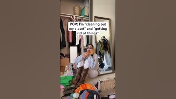 POV: I’m a hoarder…🫣😅 #shorts #relatable #funny #cleaning