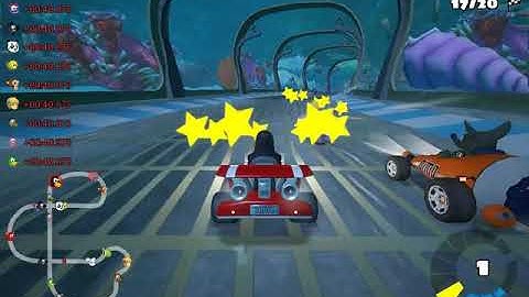 SuperTuxKart - Antediluvian Abyss, 20 laps