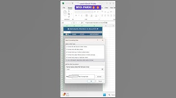 Apply Automatic Borders in Excel😎🤗| Quick and Easy Tutorial👍⌛🔥 #shorts#excel #viral #tutorial