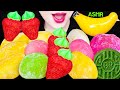 ASMR ICE CREAM RICE CAKES, STRAWBERRY MARSHMALLOW, BIRD GLASS 아이스 찹쌀떡, 딸기 마쉬멜로우, 새소리 물병 먹방