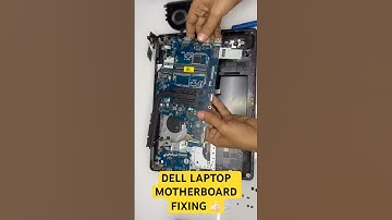 Dell laptop motherboard fixing 👍🏻 #laptop #delllaptop #laptoprepair