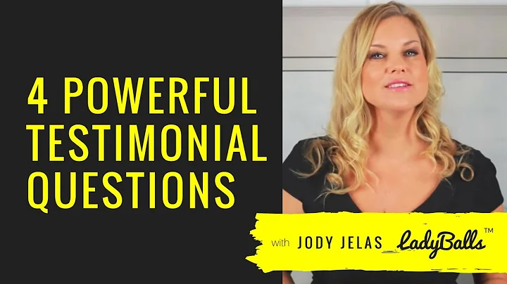 4 Powerful Testimonial Questions