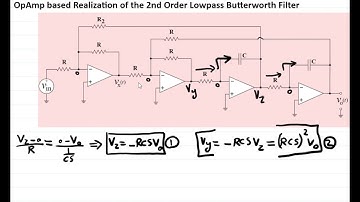 Lowpass Butterworth Filter implementation with Op Amps
