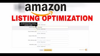 Amazon Algorithm Change 2017 How To Set Up Back End keyword 250 Characters Indexing