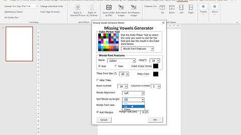 How To Create Missing Vowel Puzzles For KDP in PowerPoint