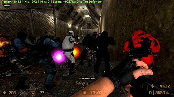 ZOMBIE ESCAPE MOD ON COUNTER-STRIKE: SOURCE, MAP: ZE_avalanche_b6, LEVEL 2, CSS