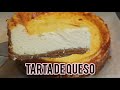 CHEESECAKE CREMOSO - Tarta de queso La Viña, receta fácil, no falla!