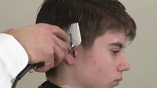 Boys Haircut - Clipper Over Comb - Textured Hairstyle