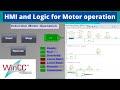 Hmi and plc programming for motor start and stop  motor operation and control logic 33