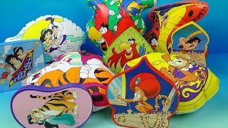 1994 Disneys Aladdin The Series Set Of 5 Burger King Kids Meal Toys Video Review