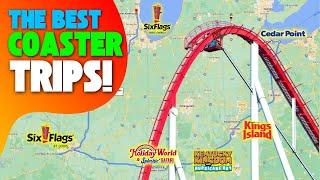 Top 10 BEST Roller Coaster Road Trips!