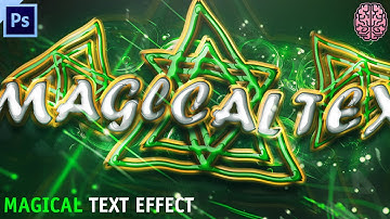 Tutorial: Magical Text Effect (Photoshop CC) by Qehzy
