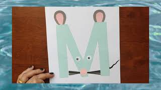 M letter craft for preschool/kindergarten,Learn abc for kids - Alphabet - Letters for toddlers