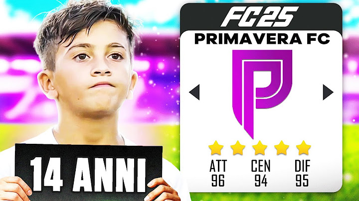 NUOVA CARRIERA ma POSSO PRENDERE solo GIOVANI DELLA PRIMAVERA per VINCERE LA CHAMPIONS LEAGUE!