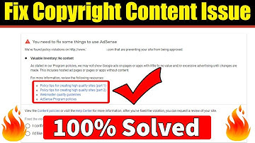 How To Fix Adsense Scraped Content Issue | Fix Adsense Disapproval Issue 2020