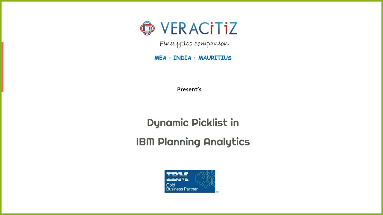 IBM PA | Tips and Tricks | Dynamic Picklist
