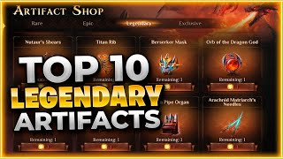 CHOOSE The RIGHT ONE!! Top 10 Best Legendary Artifacts In Dragonheir: Silent Gods