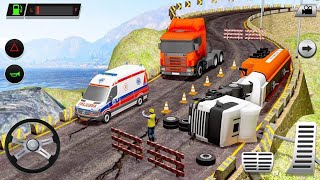 Oil tanker transport truck driver : truck simulator gameplay#3 screenshot 4