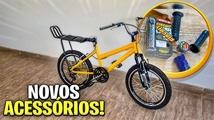 COLOQUEI UMA GARUPA CROMADA NA MINHA BIKE 