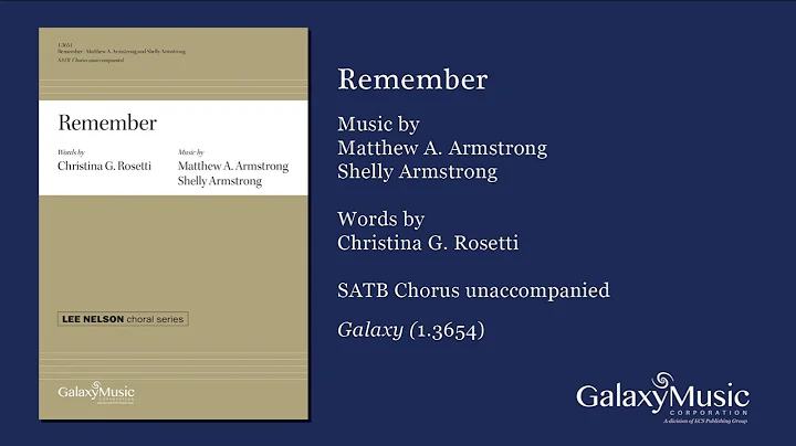Remember by Matthew A. Armstrong, Shelly Armstrong...