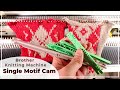 How to use a Single Motif Cam on a Brother knitting machine — wrapping yarns to prevent holes