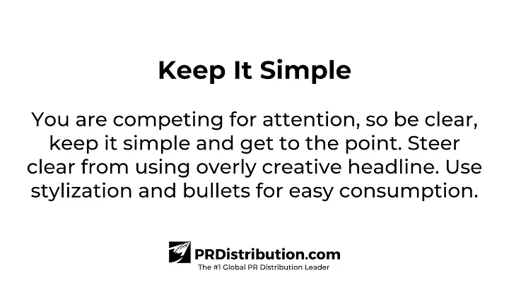 5 Golden Rules for Creating a Press Release | PRDistribution.com