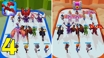 Merge Battle 3D: Dragon Fight - Gameplay Walkthrough Part 4 (Android, iOS)